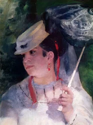 Porträt von Lise, 1867 (Detail)